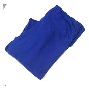 Lularoe OS Leggings Navy Solid Blue